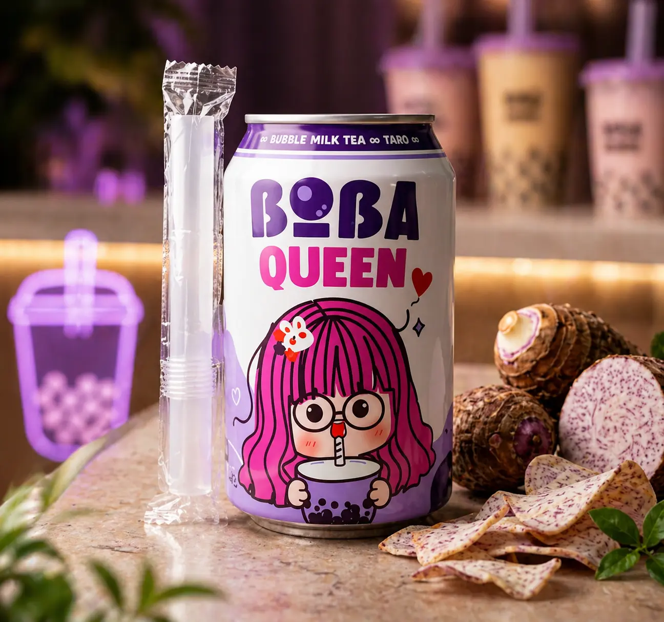 بوبا (Tea Taro)